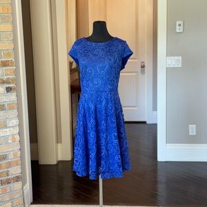 Dressy star dress blue size new with tags large